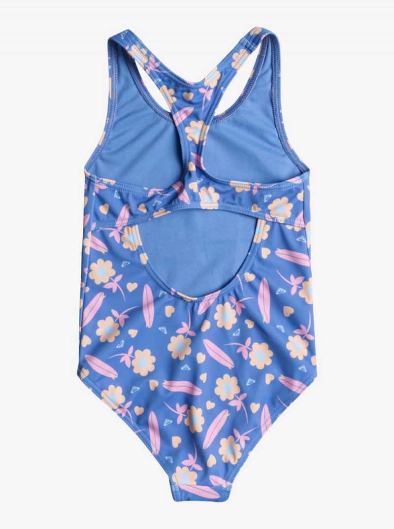 Girls' Roxy Lorem One-Piece Swimwear | 62103-DVLY