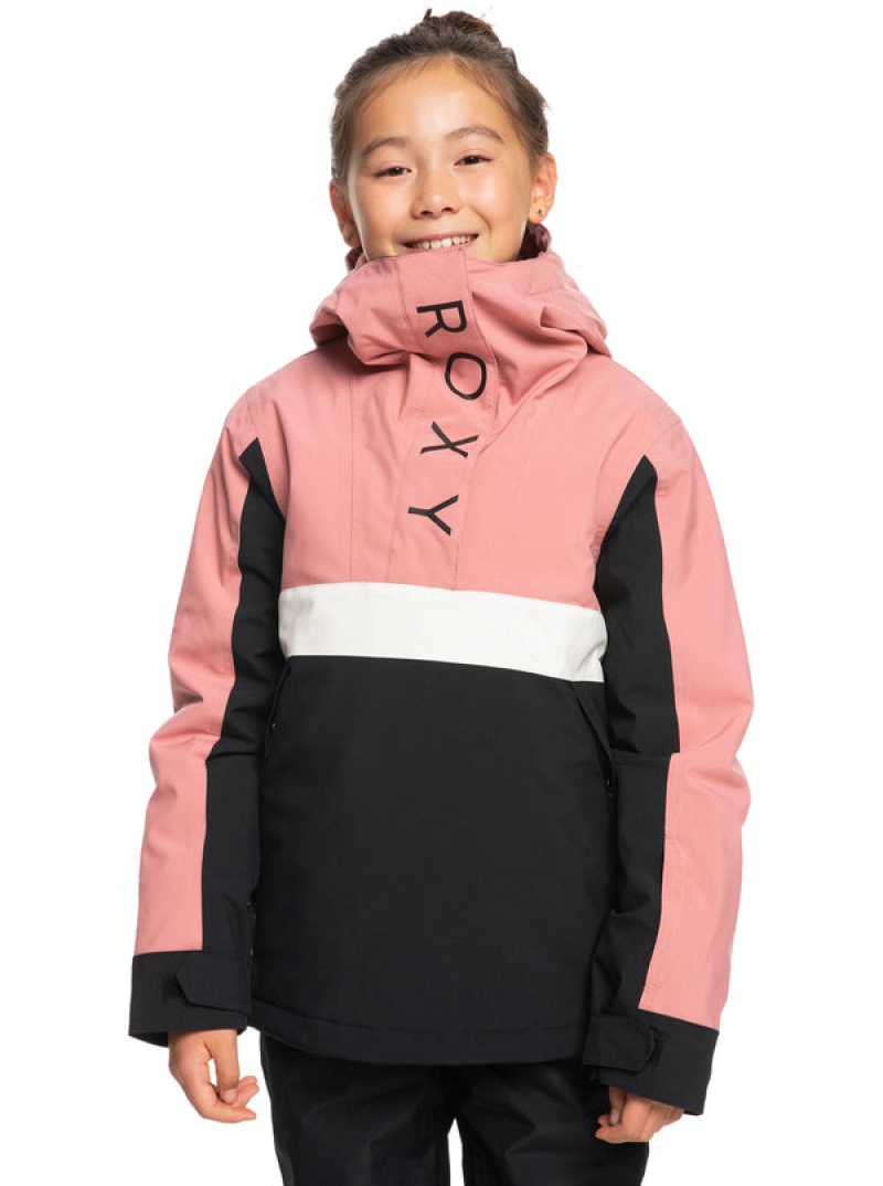 Girls\' Roxy Shelter Technical Snowboard Jackets | 90547-VGMP