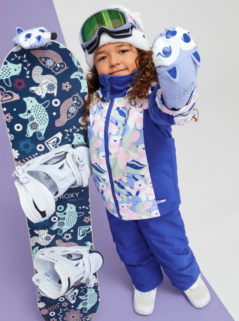 Girls' Roxy Snowy Tale Technical Snowboard Jackets | 25164-YTPO