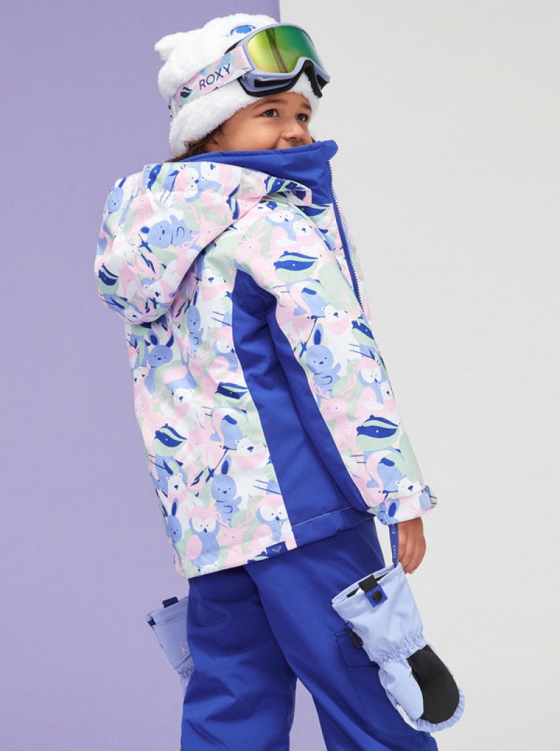 Girls' Roxy Snowy Tale Technical Snowboard Jackets | 25164-YTPO