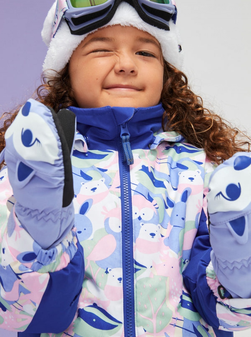 Girls' Roxy Snowy Tale Technical Snowboard Jackets | 25164-YTPO