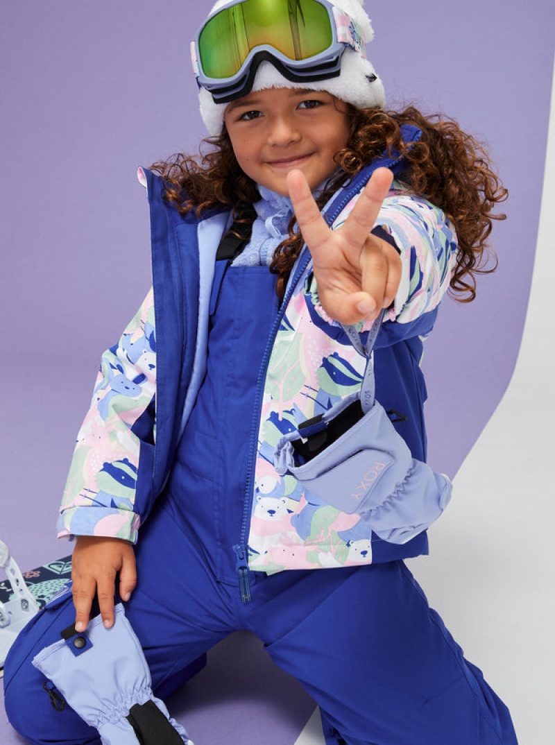 Girls' Roxy Snowy Tale Technical Snowboard Jackets | 25164-YTPO