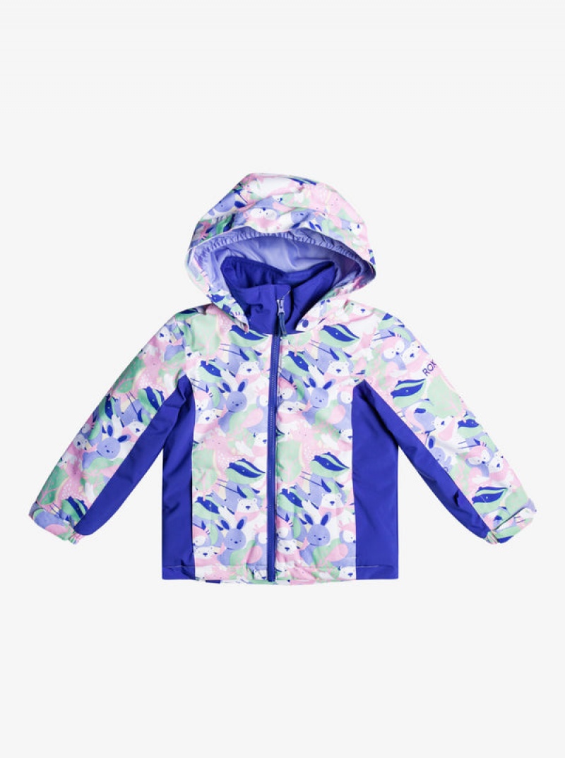 Girls' Roxy Snowy Tale Technical Snowboard Jackets | 25164-YTPO