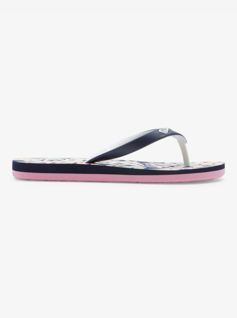 Girls' Roxy Tahiti Flip Flops | 56287-KCVN