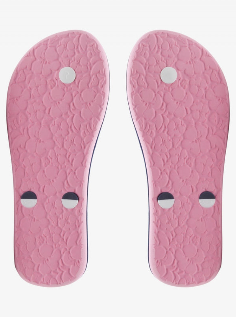 Girls' Roxy Tahiti Flip Flops | 56287-KCVN