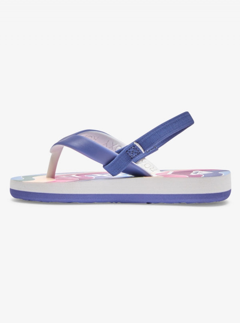 Girls' Roxy Tahiti Flip Flops | 69754-WOSM