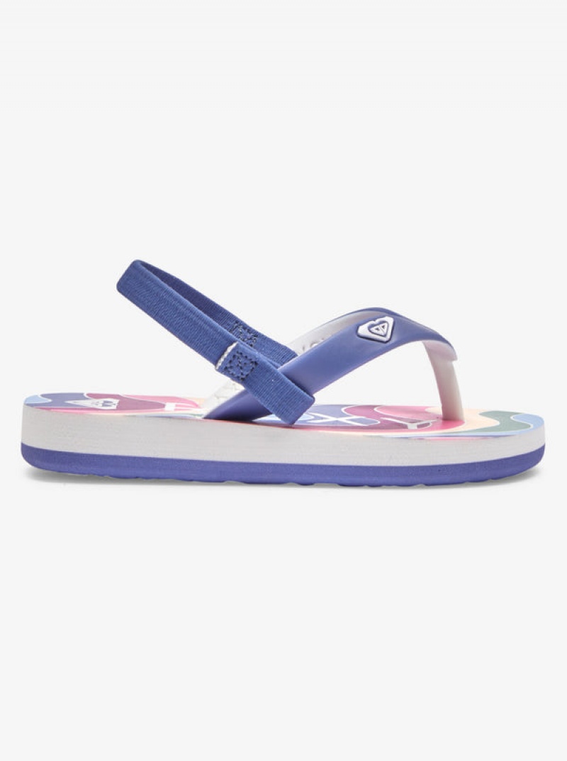 Girls' Roxy Tahiti Flip Flops | 69754-WOSM