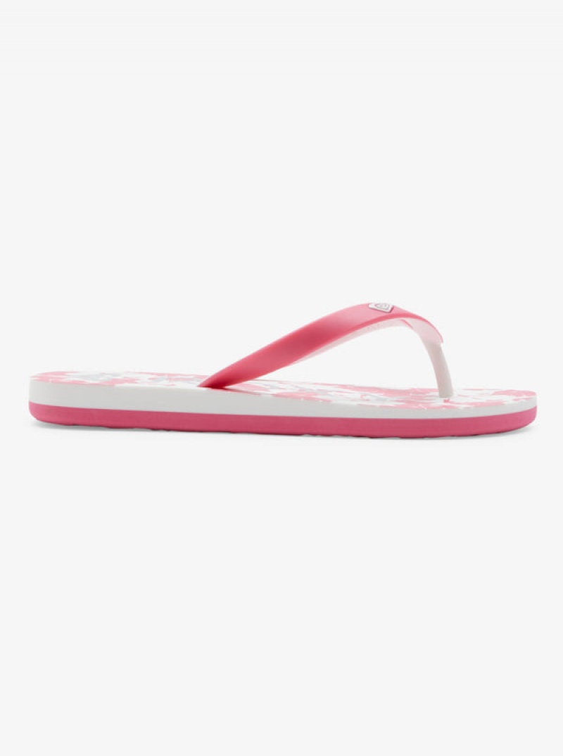 Girls' Roxy Tahiti Flip Flops | 80432-RWXG