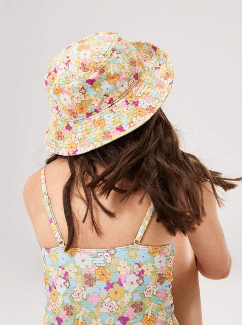 Girls' Roxy Tiny Honey Bucket Hats | 16345-PFIT