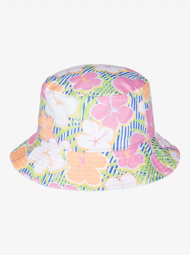 Girls\' Roxy Tw Jasmine Paradise Sun Hats | 35478-MLUS