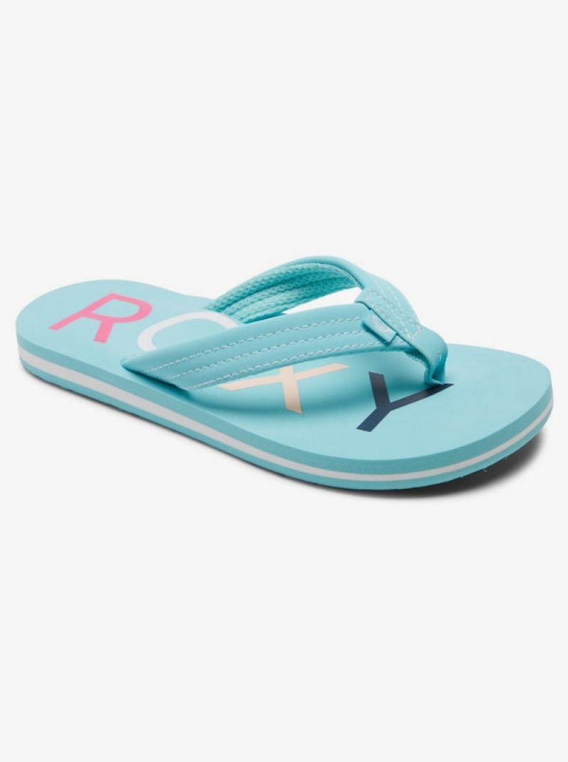 Girls\' Roxy Vista Flip Flops | 28159-BNDE