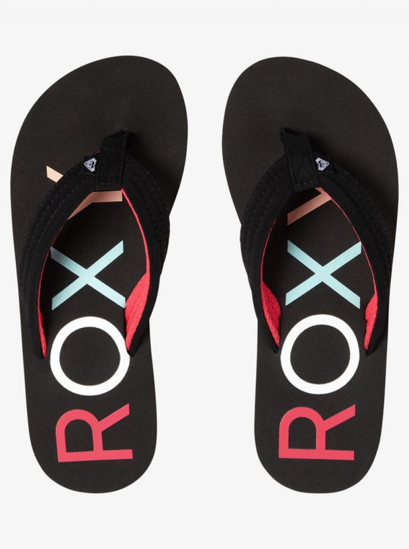 Girls' Roxy Vista Flip Flops | 89672-PHKV