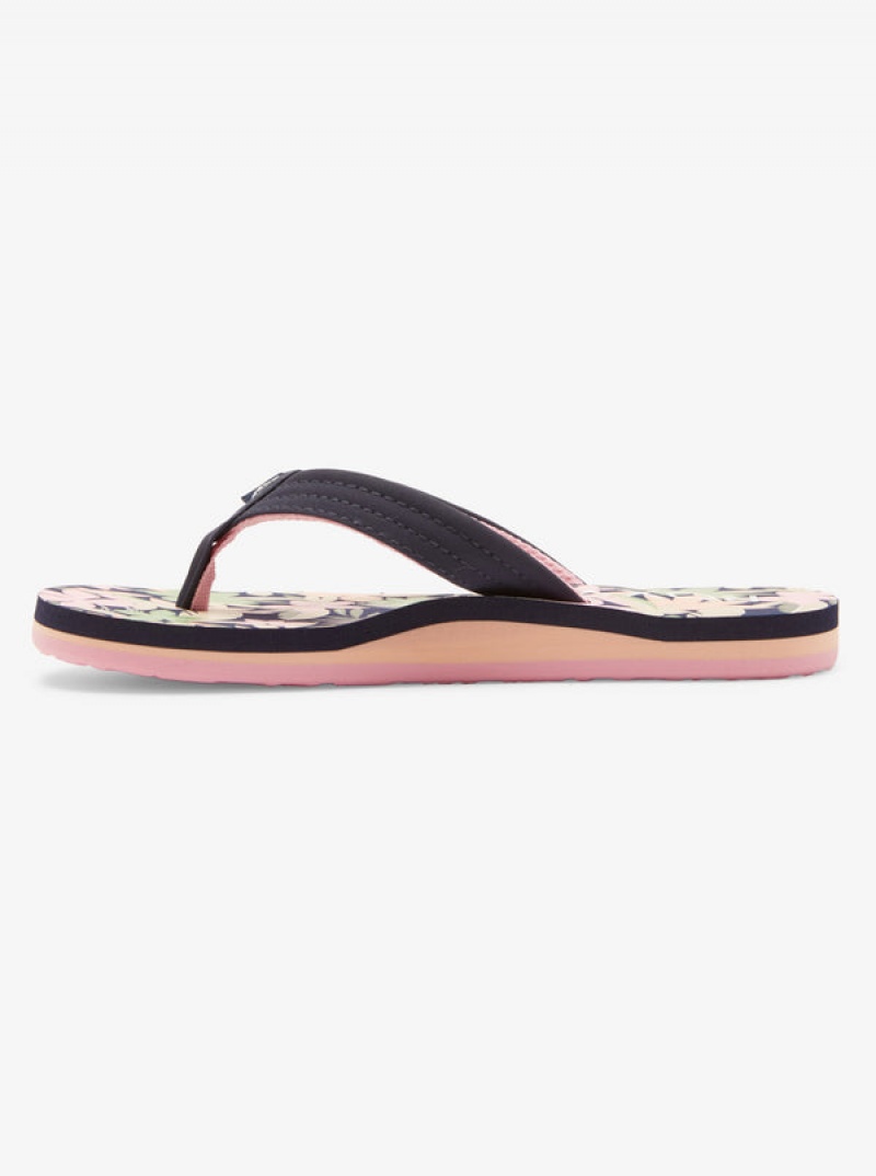 Girls' Roxy Vista Loreto Flip Flops | 80165-WYZX