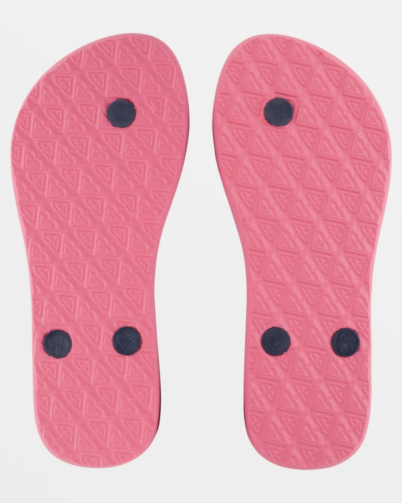 Girls' Roxy Viva Stamp Sandals | 14209-UPKW