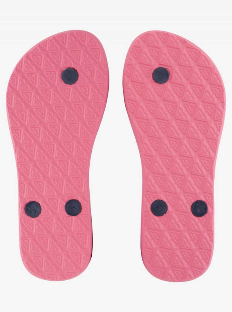 Girls' Roxy Viva Stamp Sandals | 14209-UPKW