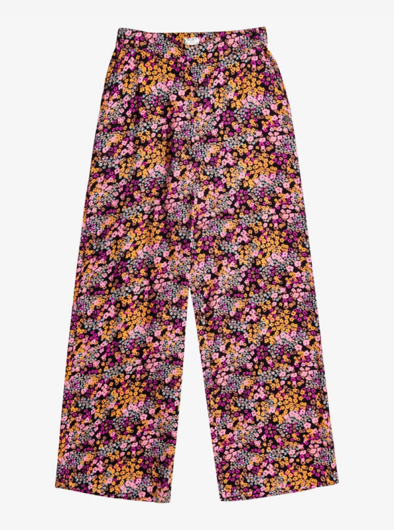 Girls\' Roxy You Found Me Palazzo Pants | 81549-CEZH