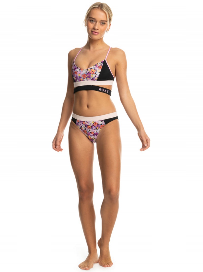 Roxy Active Bralette Bikini Tops | 52914-FYQR