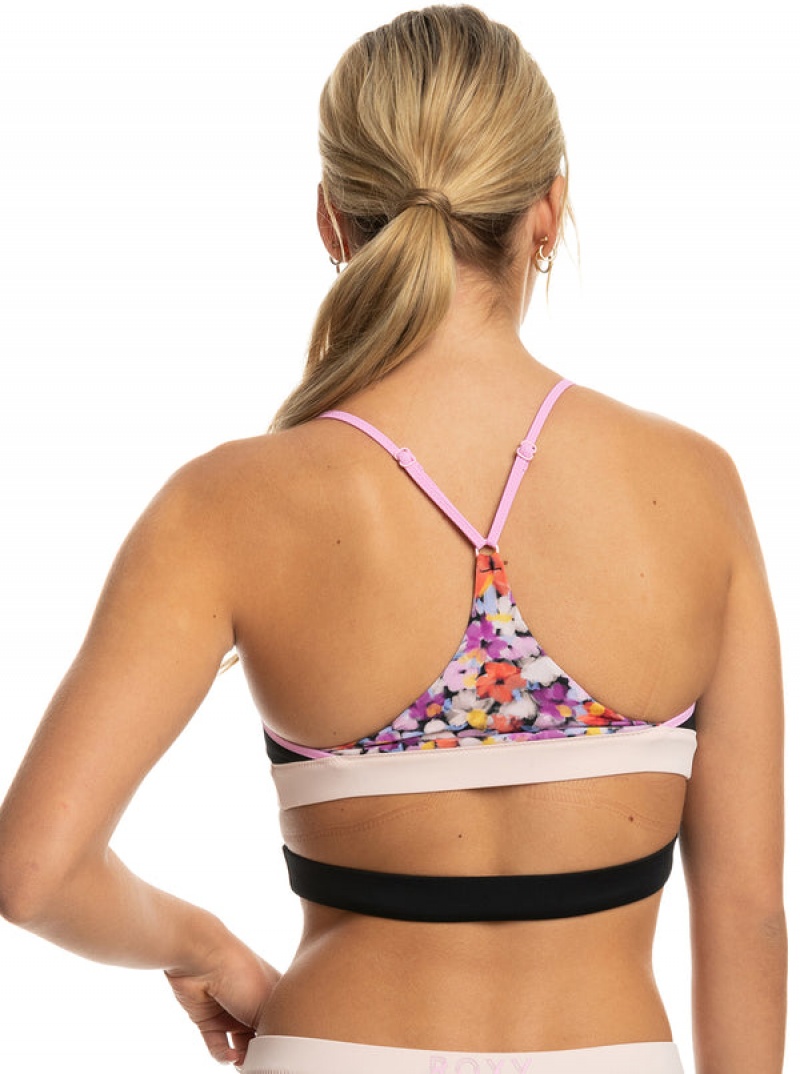 Roxy Active Bralette Bikini Tops | 52914-FYQR