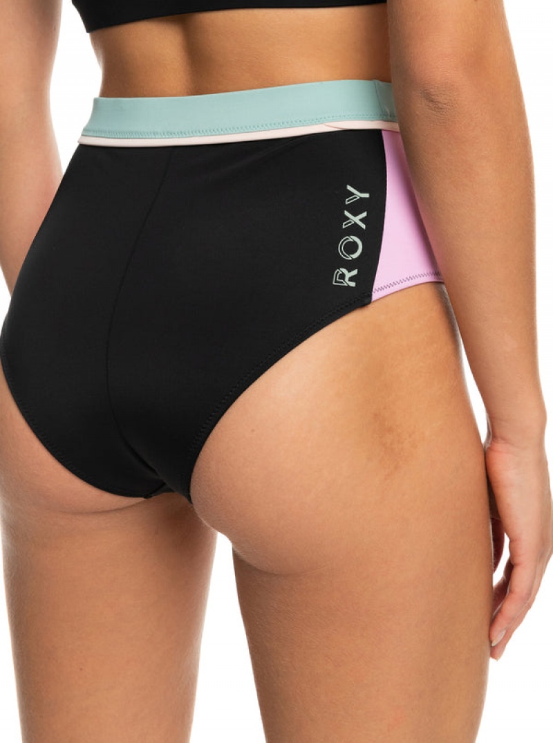 Roxy Active High Waist Bikini Bottoms | 19786-DIWP