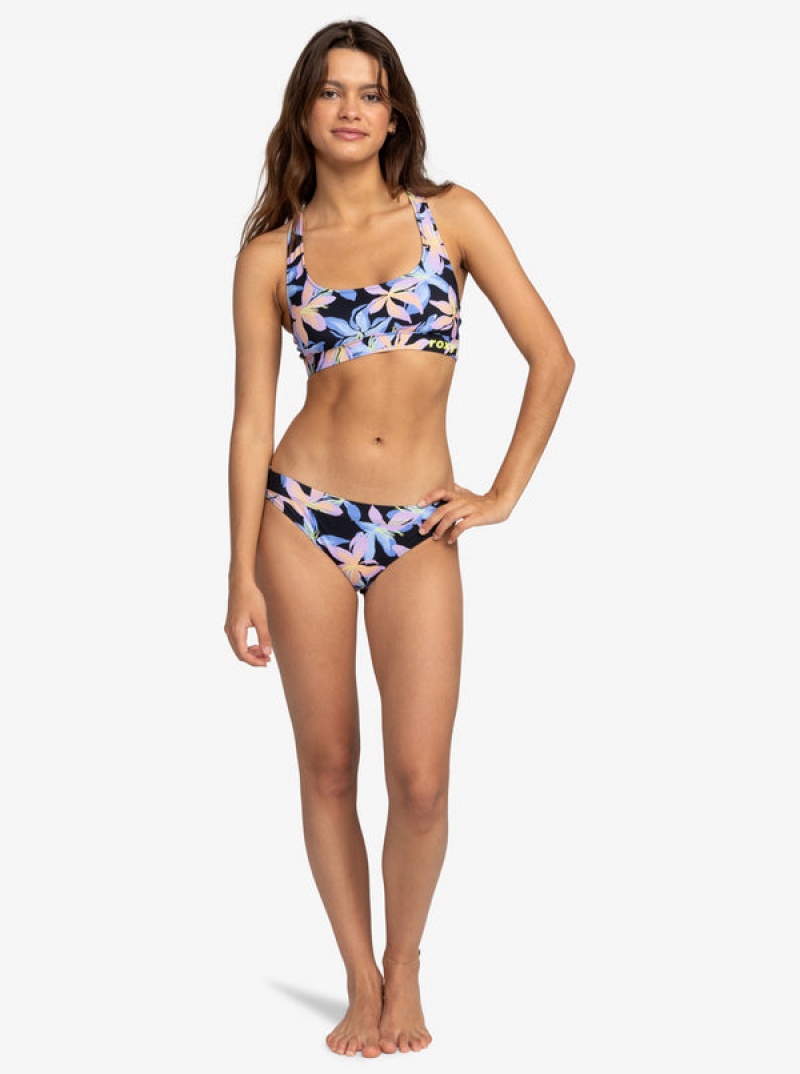 Roxy Active Printed Bikini Bottoms | 81506-EYCU