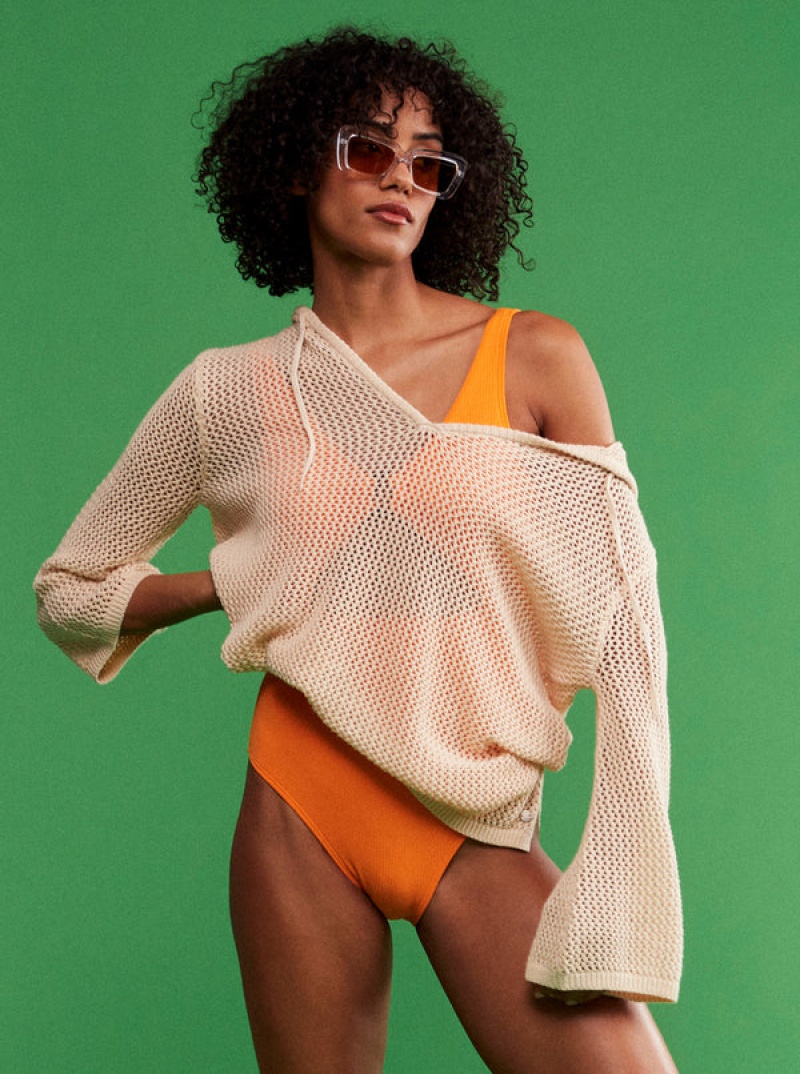 Roxy After Beach Break Poncho Sweaters | 19683-SMLG