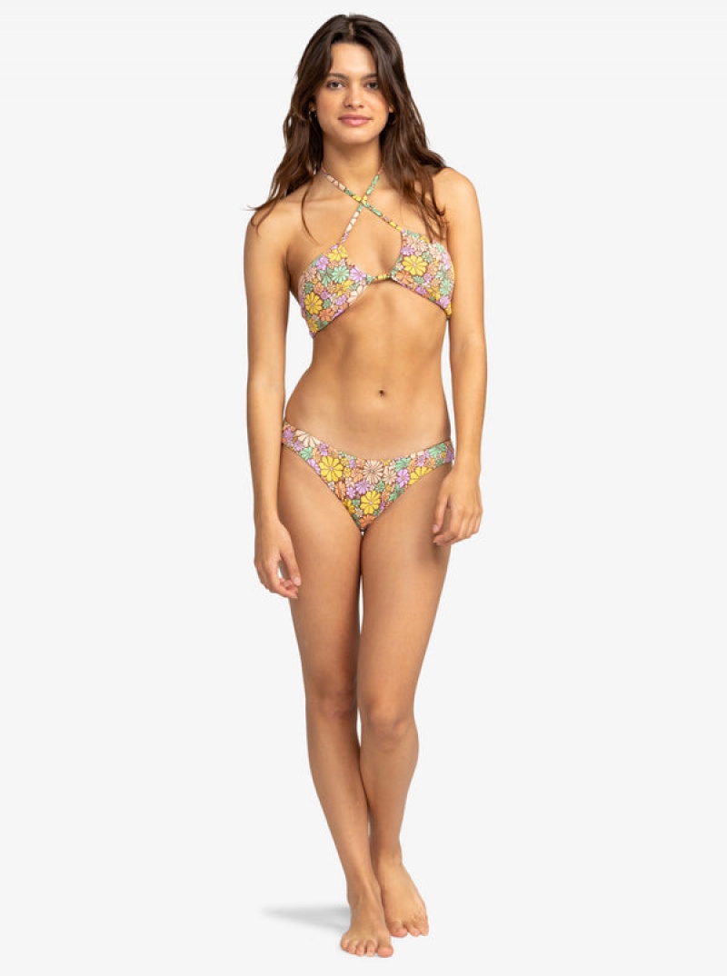 Roxy All About Sol Bandeau Bikini Tops | 08562-RDIB