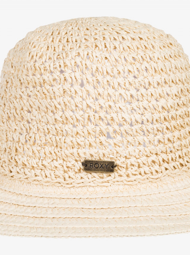 Roxy Aloof Beauty Straw Sun Hats | 15938-YTBH