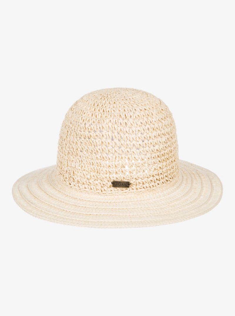 Roxy Aloof Beauty Straw Sun Hats | 15938-YTBH