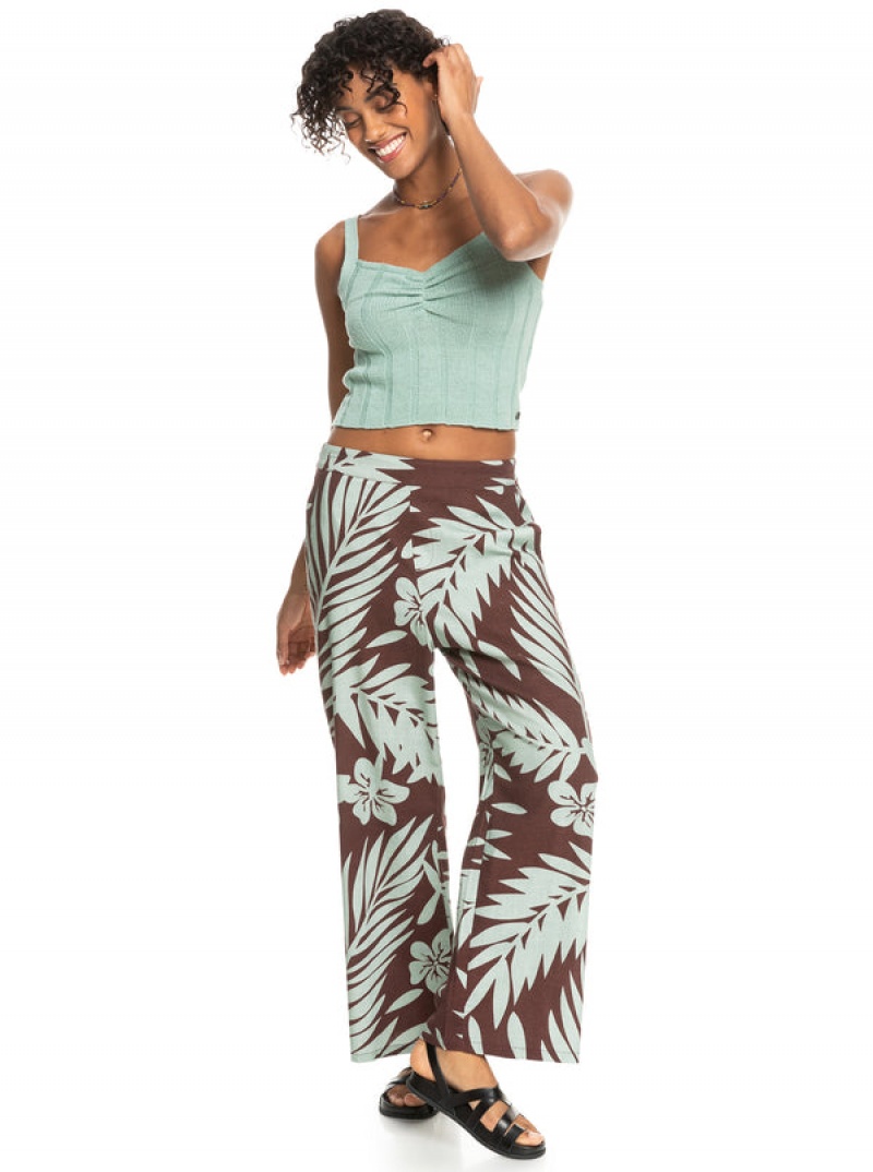 Roxy Another Night Wide Leg Pants | 03218-KTEB