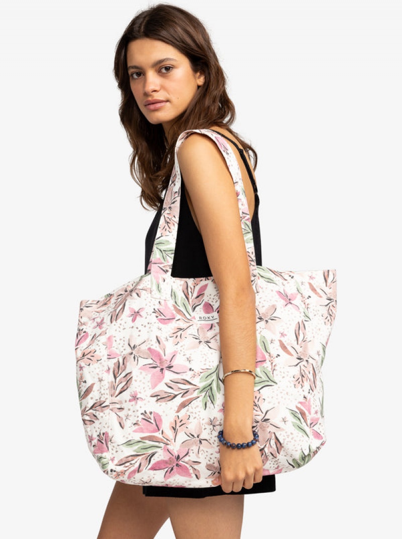 Roxy Anti Bad Vibes Printed Beach Handbag | 56390-INHV