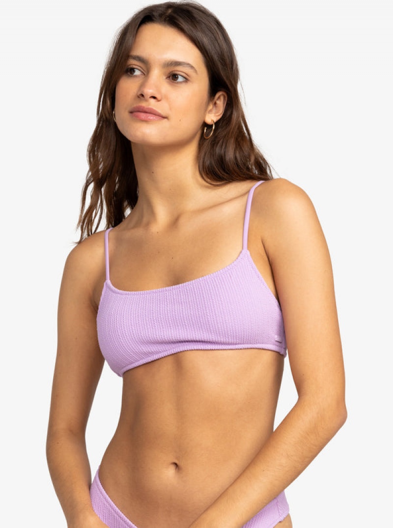 Roxy Aruba Basic Bralette Bikini Tops | 23019-KLCQ