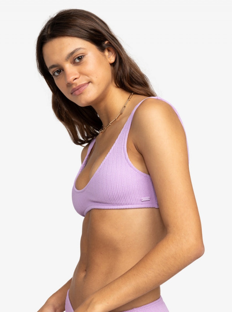 Roxy Aruba Bralette Bikini Tops | 92736-JKPC