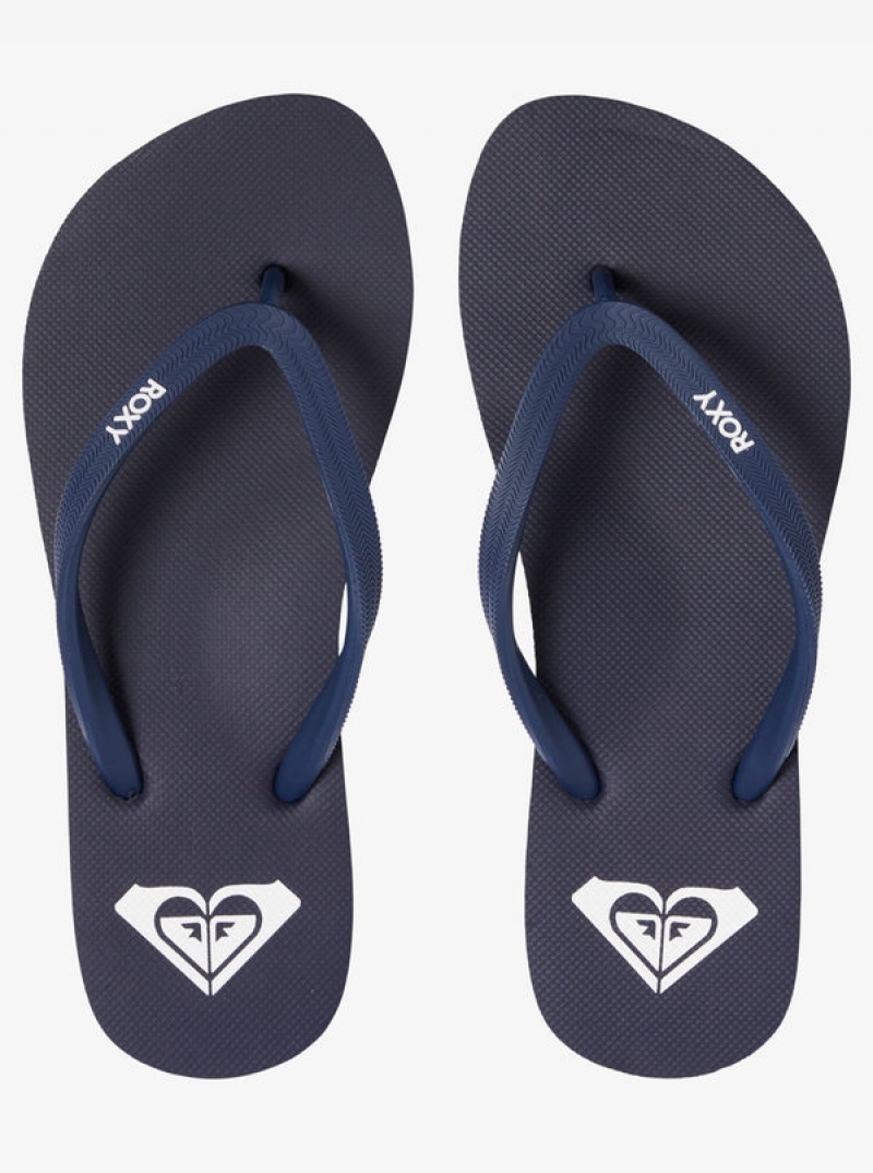 Roxy Azul Basic Flip Flops | 94256-ANHP