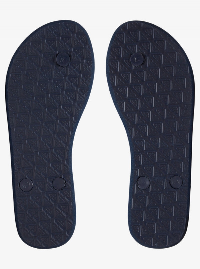 Roxy Azul Basic Flip Flops | 94256-ANHP