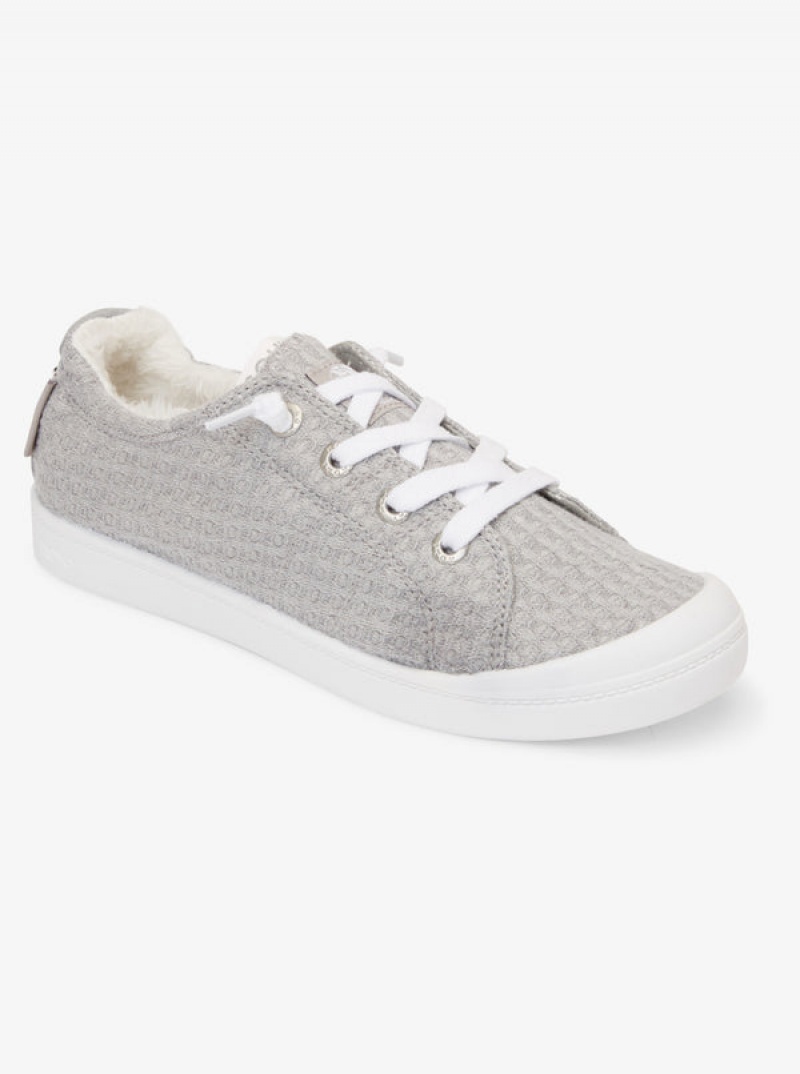 Roxy Bayshore Plus Fur Sneakers | 41795-UZAG