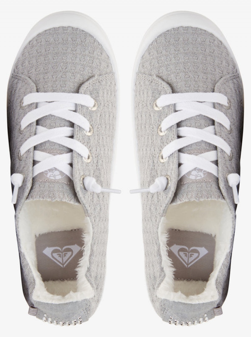 Roxy Bayshore Plus Fur Sneakers | 41795-UZAG