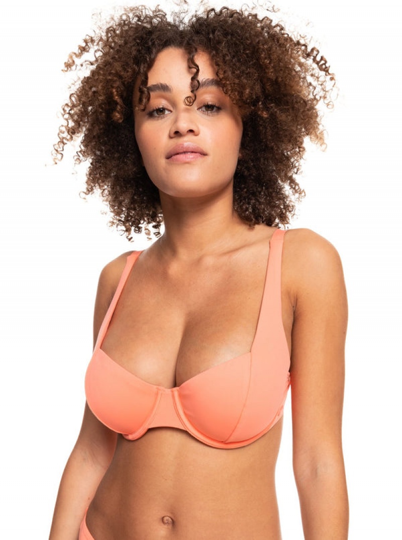 Roxy Beach Classics Underwired D-Cup Bikini Tops | 10372-KWMC