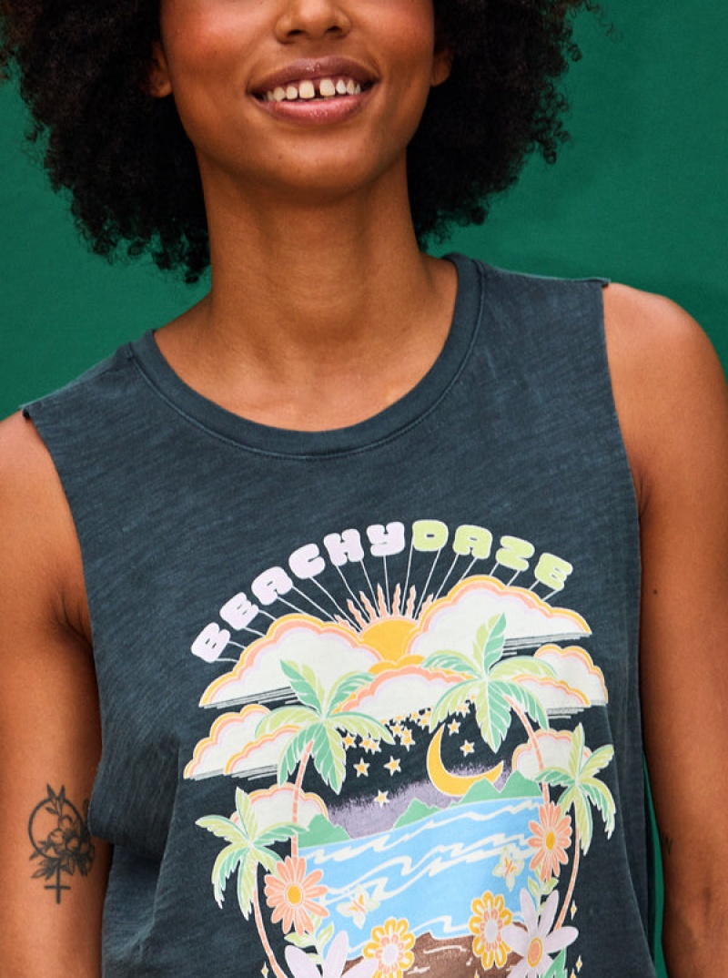 Roxy Beachy Days Muscle Tanks | 93568-TMIF