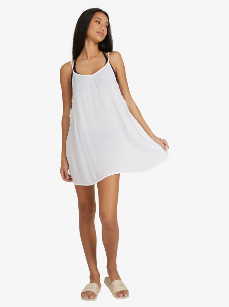 Roxy Beachy Vibes Solid Beach Cover-Up Dress | 05214-KNQE