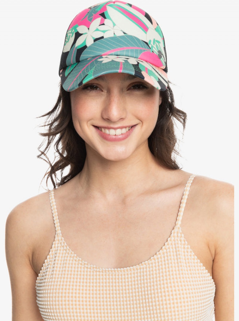 Roxy Beautiful Morning Trucker Hats | 06914-PFOA