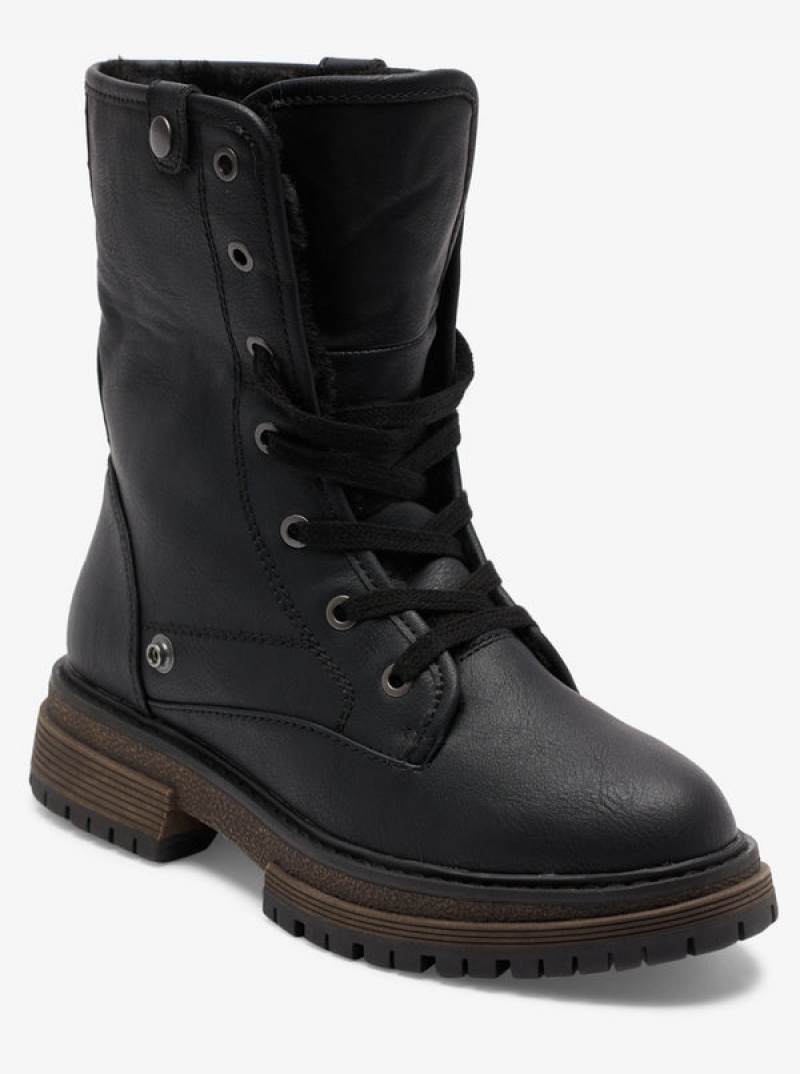 Roxy Bruna Lace-Up Boots | 41857-BGCM