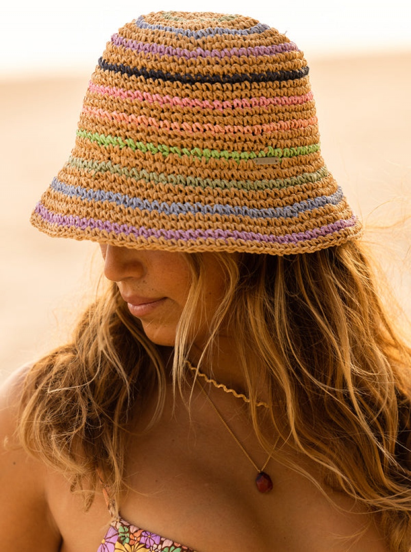 Roxy Candied Peacy Sun Hats | 26907-UQKT