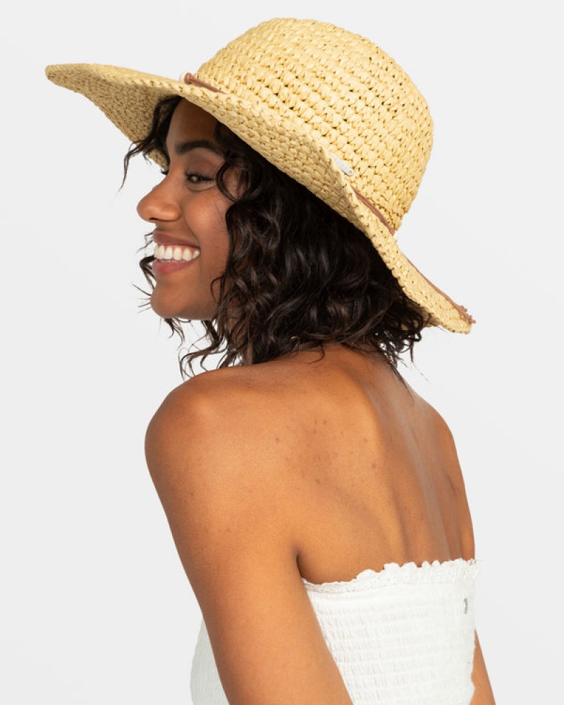 Roxy Cherish Summer Cowboy Hats | 95768-MQSU