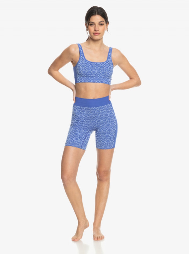 Roxy Chill Out Seamless Heart Bike Shorts | 81604-CRNW