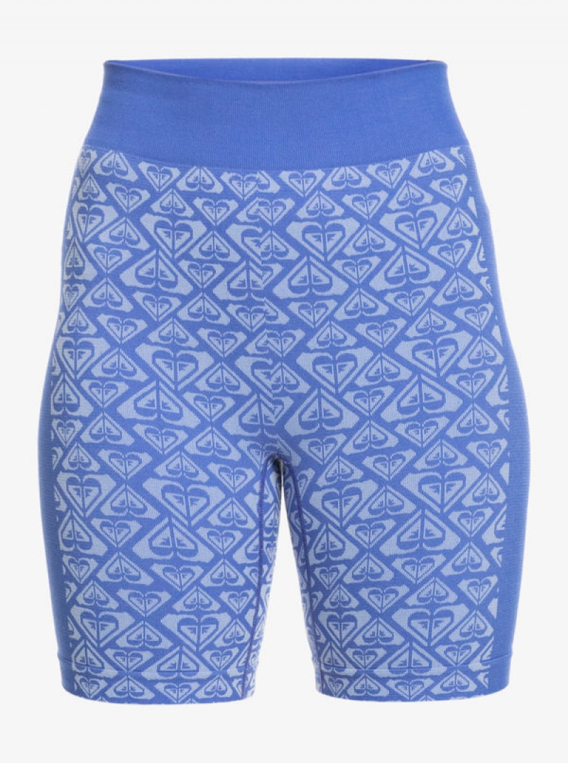 Roxy Chill Out Seamless Heart Bike Shorts | 81604-CRNW