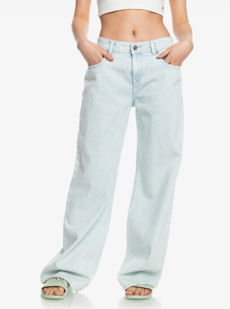 Roxy Chillin Waygy Jeans Pants | 63470-CYBK