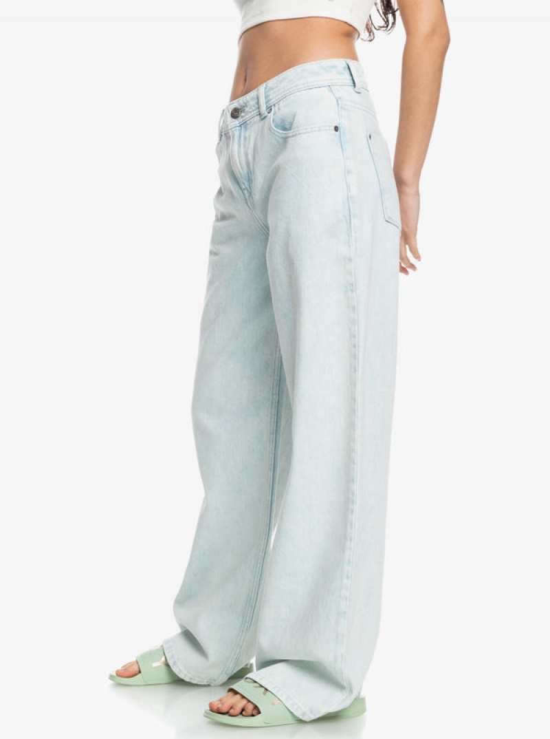 Roxy Chillin Waygy Jeans Pants | 63470-CYBK