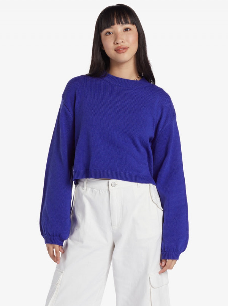 Roxy Chloe Kim Crew Neck Sweaters | 39647-USZE