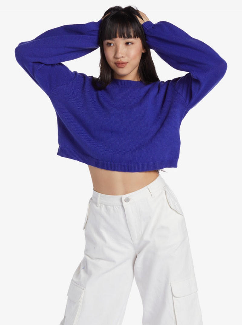 Roxy Chloe Kim Crew Neck Sweaters | 39647-USZE