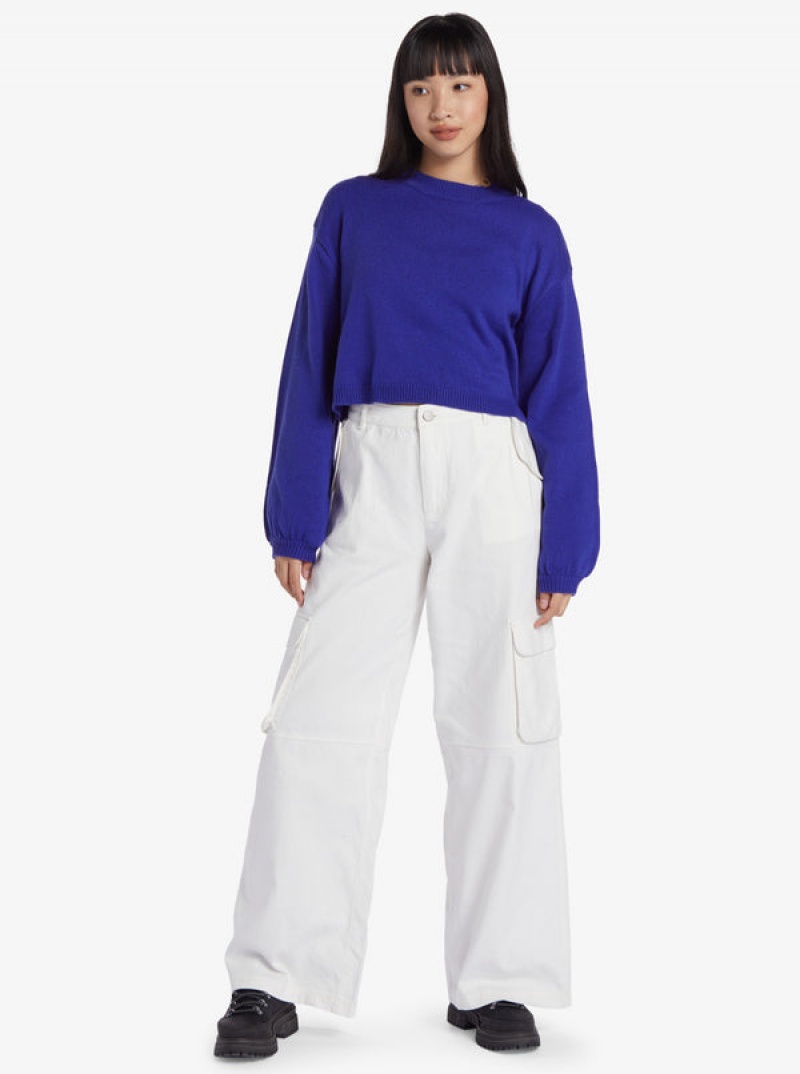 Roxy Chloe Kim Crew Neck Sweaters | 39647-USZE